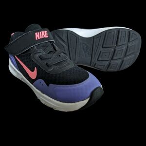 Toddler purple, pink and black Nike Downshifter sneakers size 8